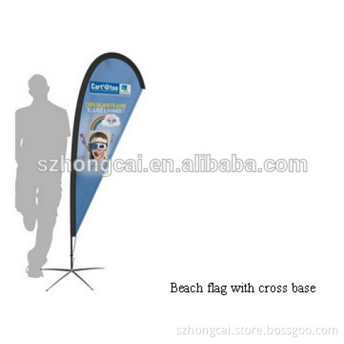 Hot sale outdoor advertising flag beach towel